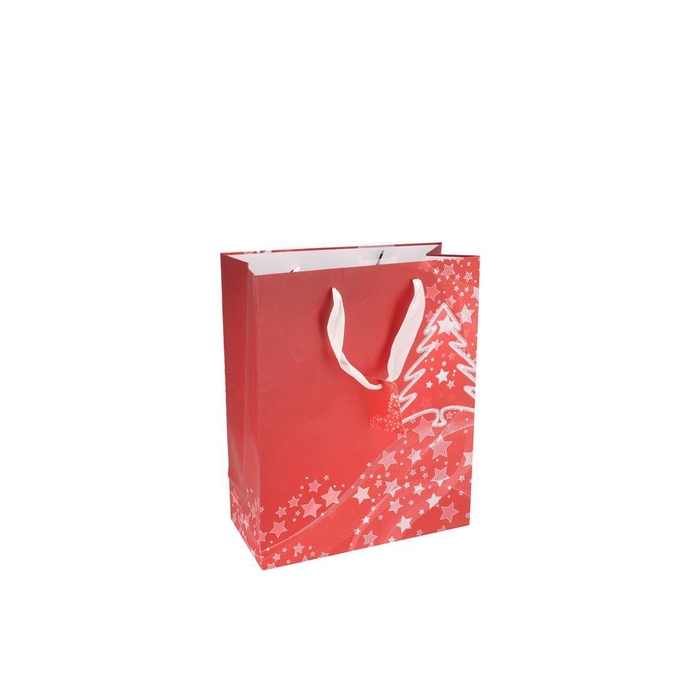 <h4>Floristry Giftbag Christmas Tree Red 23cm Nm</h4>