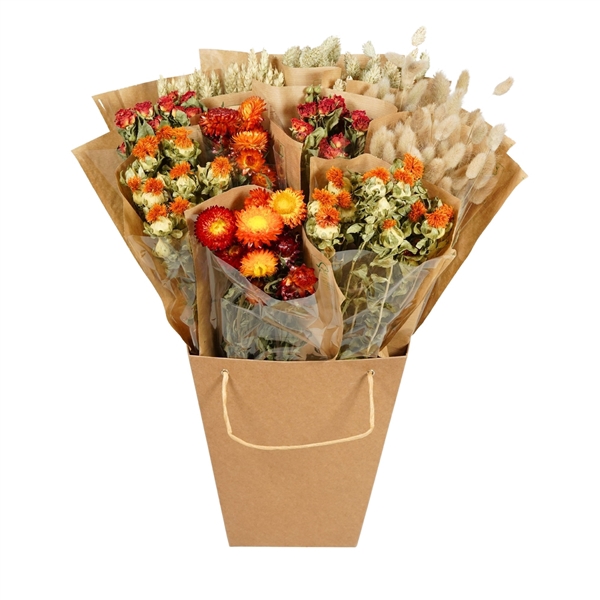 <h4>Droogbloemen-Dried Mono Mix 50cm-Orange</h4>