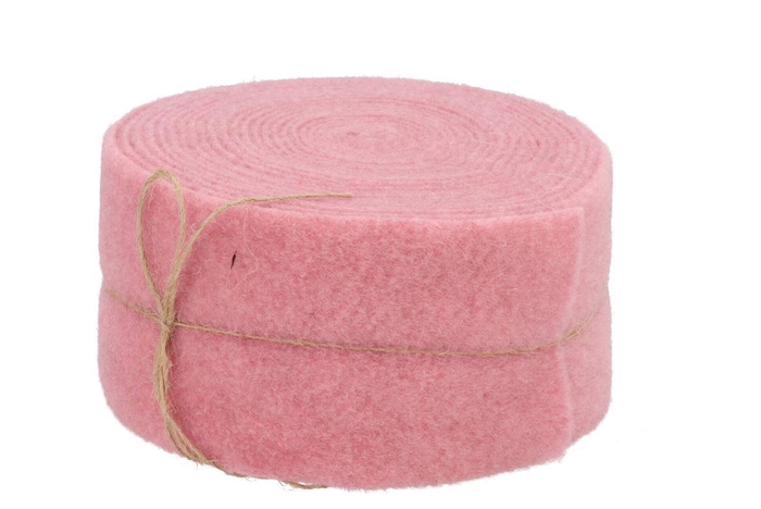 <h4>Ribbon Felt 5m X70mm Marble Rose</h4>