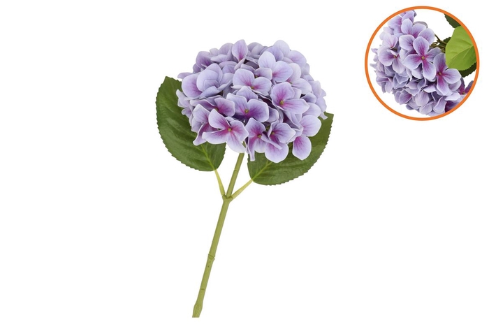 <h4>Silk Hydrangea Blue/purple 14x45cm</h4>