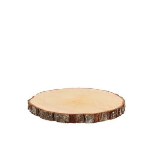 Nature Oak Slice Round D15-19cm X 2cm