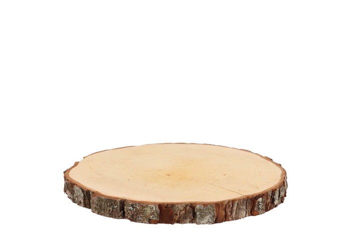 <h4>Nature Oak Slice Round D15-19cm X 2cm</h4>