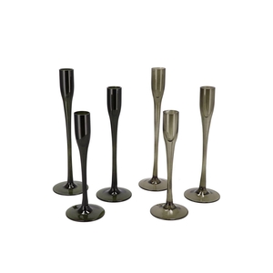 Jazz Green Candle Holder Straight Ass P/3 8x21cm