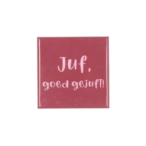 Tile Juf Pink 10x10x1cm