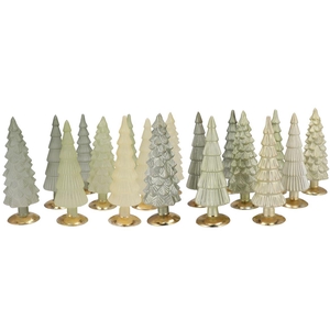 Twinkle Nordic Green Mix Glass Tree Matt Ass 10x35cm