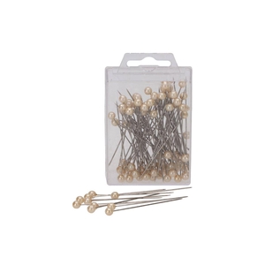 Floristry Pearl Pin 60mm Champagne P/100