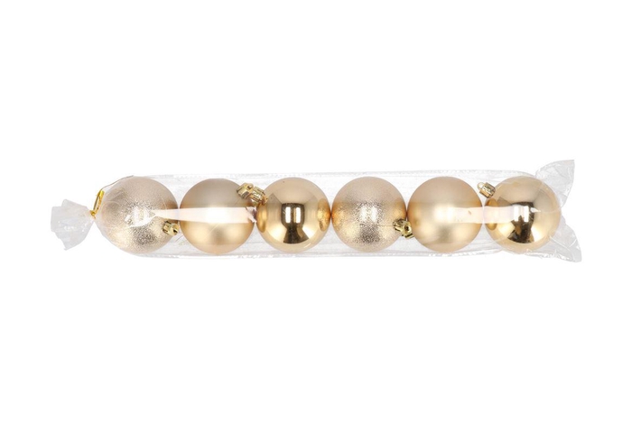 <h4>Deco Unbreakable Gold Ball S/6 70mm Nm</h4>