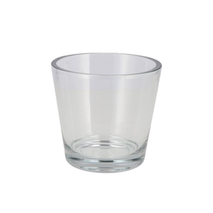 Glass Pot Colonial Heavy 13.5x14cm