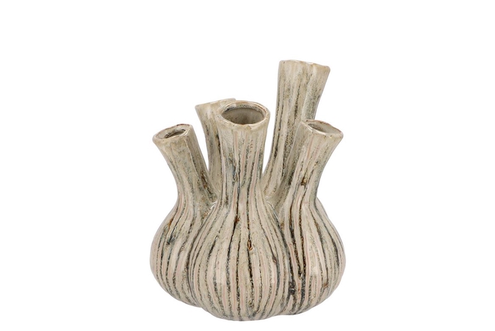<h4>Aglio Green Active Glaze Vase 13x16cm</h4>