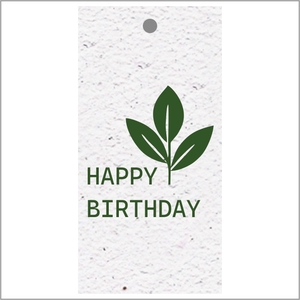 Labels Kaart Bio 5*10cm x10 Birthday