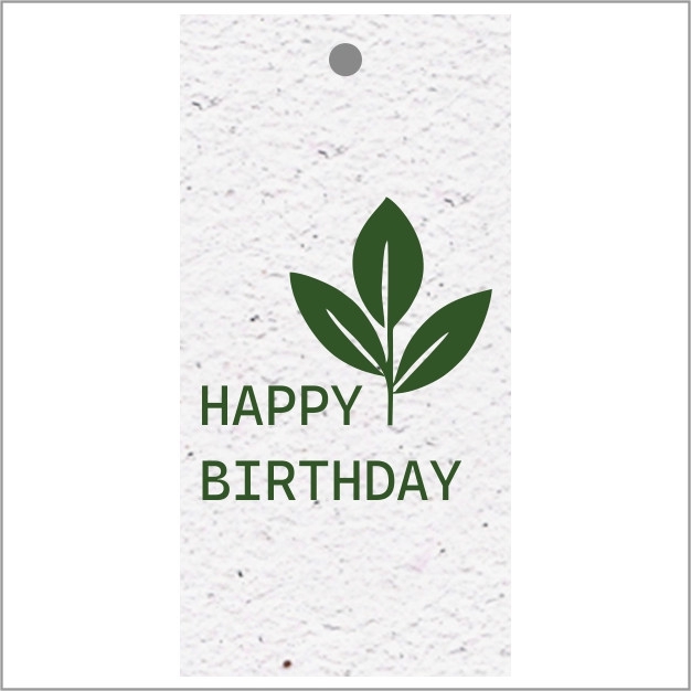 <h4>Labels Kaart Bio 5*10cm x10 Birthday</h4>