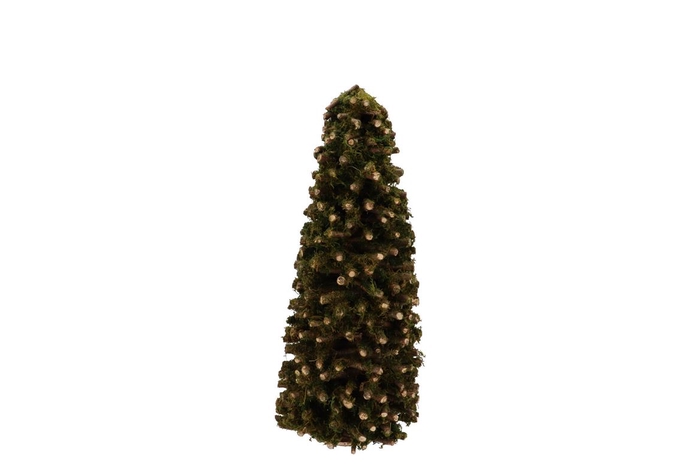 <h4>Festive Tree Poplar Moss 18x18x40cm</h4>