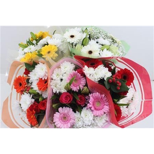 Boeket 3 Roos 3 Germini Mix