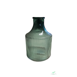 VASE D9 H13 GREEN