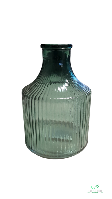 VASE D9 H13 GREEN