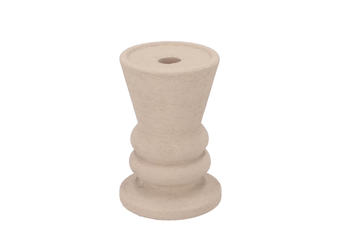 Florence Sand Candle H 10x10x16cm