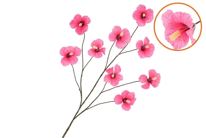 <h4>Silk Hibiscus Dark Pink 125cm</h4>