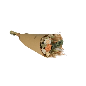 Droogbloemen-Field Bouquet Small 30cm-Apricot