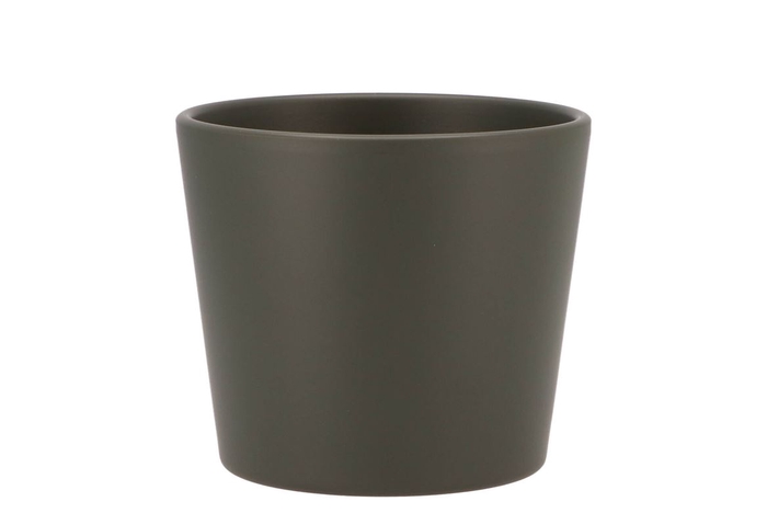 <h4>Ceramic Dark Green Pot 13cm Nm</h4>