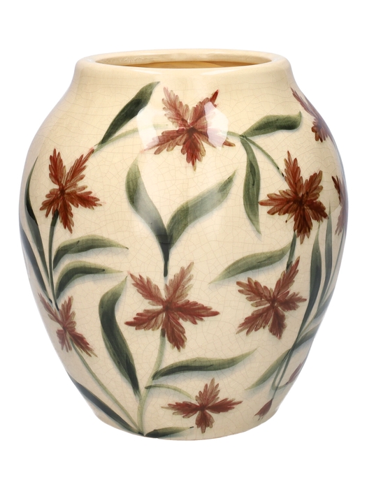 <h4>DF03-741352400 - Vase Florisse d11.5/18.5xh20.5 beige</h4>