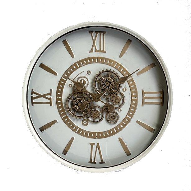 <h4>Clock Gear Ø60cm White 45439</h4>