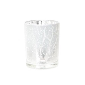 DECO Tealight  Frosty Trees Icy H13D10 (862276021)