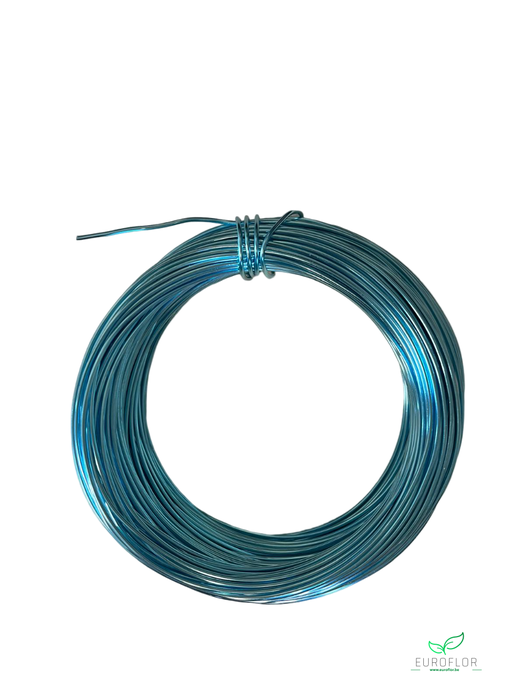ALUMINIUM WIRE 2MM ICE BLUE 60M 500GR