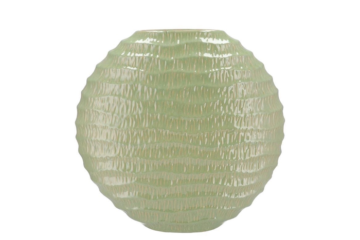 <h4>Lima Pistache Vase Oval 41x14x39cm Nm</h4>