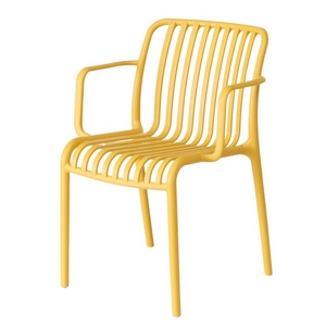 Chair Quito, H 79 cm, Polypropylene, Orange , 4066076507047, 2058369