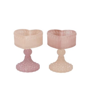 Amour Natural Mix T-light Heart Ass 10x9x13cm