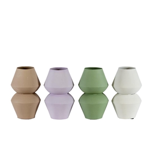Alu Vase Ø14x22cm Mix 4 colors