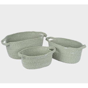 CST CESTO EM CORDA DE ALGODAO VERDE TAM P - 53021-004