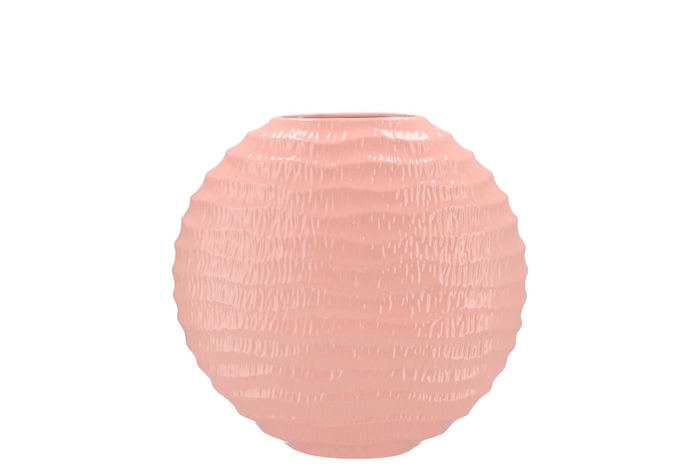 Lima Pink Vase Oval 23x10x22cm Nm