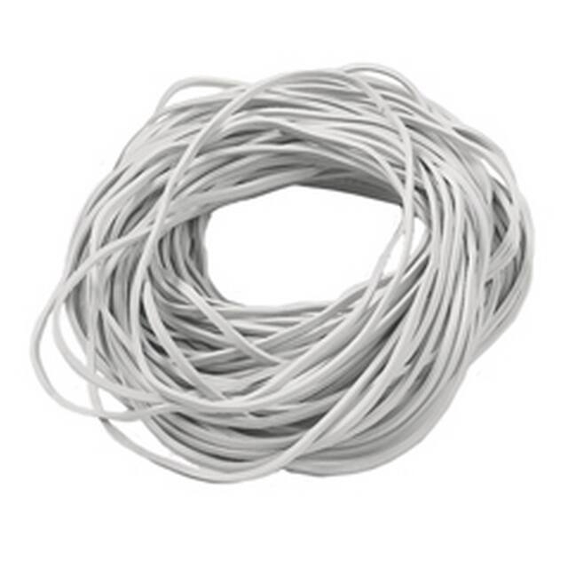 Rubber band elastic 80x1,5mm white