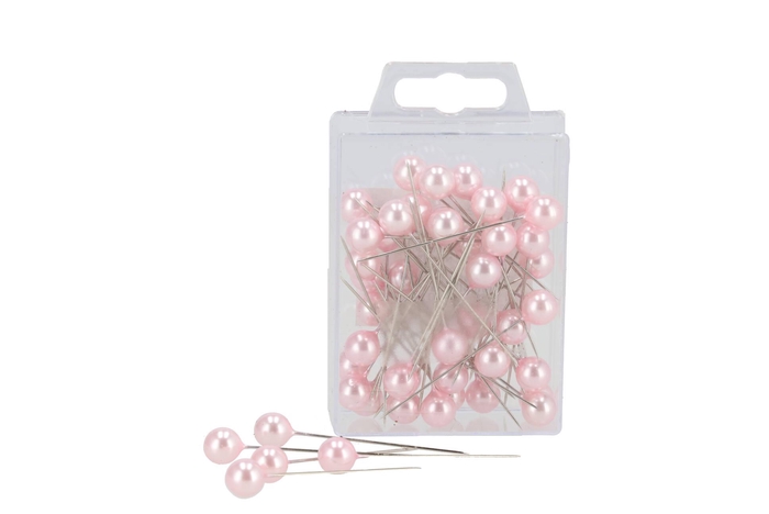 Pearl Pin 10x60mm Rose P/50