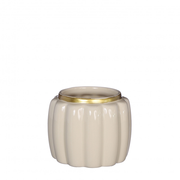 <h4>Ceramics Pouff pot d09.5*7.5cm</h4>