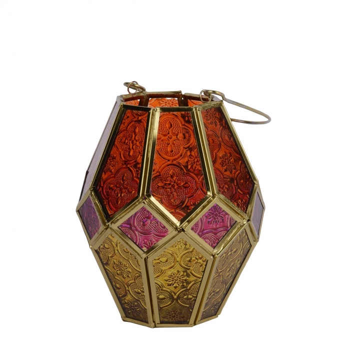 <h4>Lantaarn Glas maroc d15*12.5cm</h4>