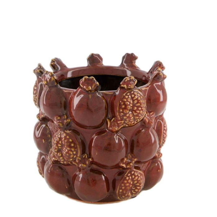 <h4>Keramiek Exclusief Pomegranate pot d16*15cm</h4>