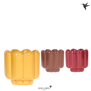 Kolibri Home Retro pot yellow mix