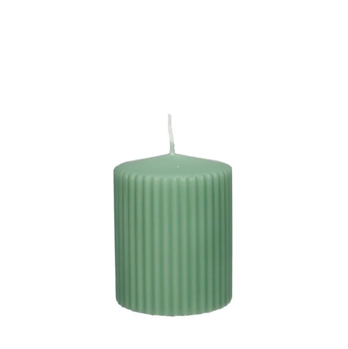 <h4>Candle Cylinder rib d07*09cm</h4>