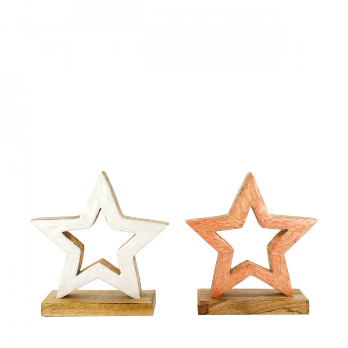 <h4>Homedeco Star wood 18*5*18cm</h4>