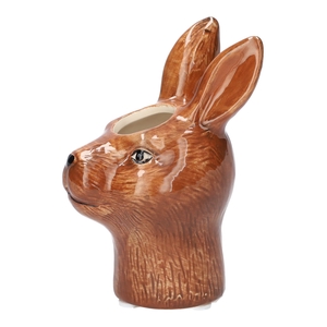 DF00-666310900 - Vase Rabbit 7.5x7x10 brown