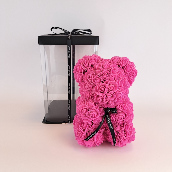 <h4>Beer 25cm fuchsia foamrose</h4>