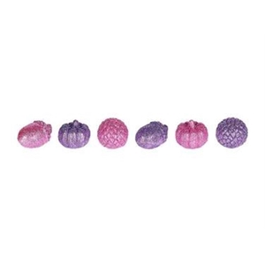 Deco Pumpkin Acorn 6 Ass Purple