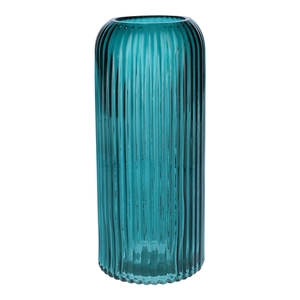 Vase Nora d7.2\\10xh25 petrol transparent