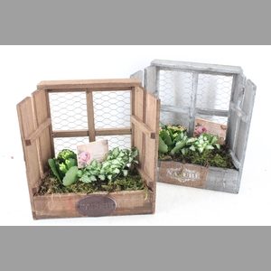 arr2 TD - Houten raam - roze/wit