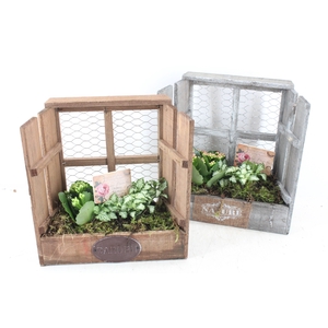arr2 TD - Houten raam - roze/wit