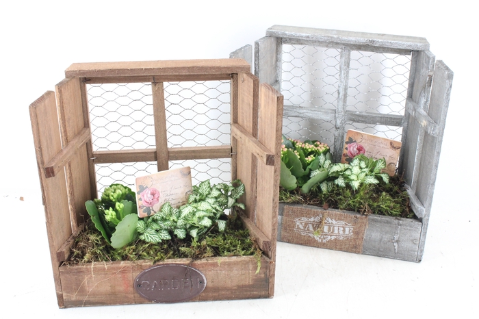 <h4>arr2 TD - Houten raam - roze/wit</h4>
