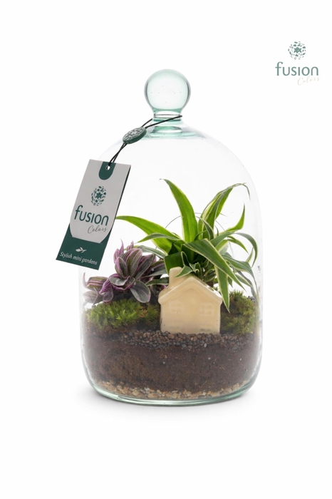 <h4>Green Bottle Novella Small met arrangement</h4>