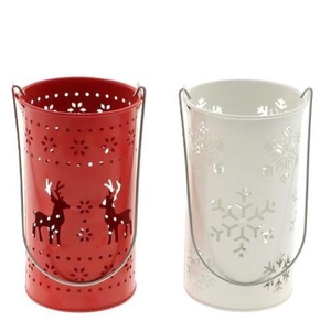 Lantaarn X-mas d10.5*34cm